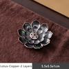 Multi-Hole Lotus Censer Alloy Incense Stick Holder Simple Incense Tray  Temples Home Office