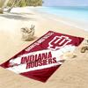 Indiana Hoosiers Print Beach Towel, Large Soft Quick Dry Towel for Beach Camping Swimming