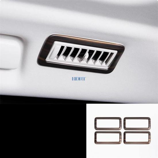Car Peach Wood Interior Sticker Gear Shift Window Control Panel Air Vent Outlet Cover For Buick GL8 Avenir Luxury PHEV 2024 +