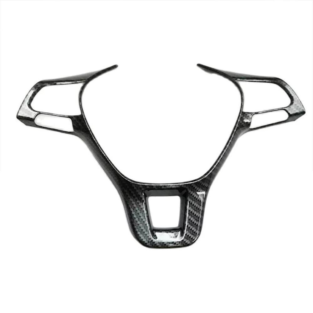 Carbon Silver Car Steering Wheel Switch Panel Decoration Frame For VW Volkswagen E-UP E Up FOX 2016 - Interior