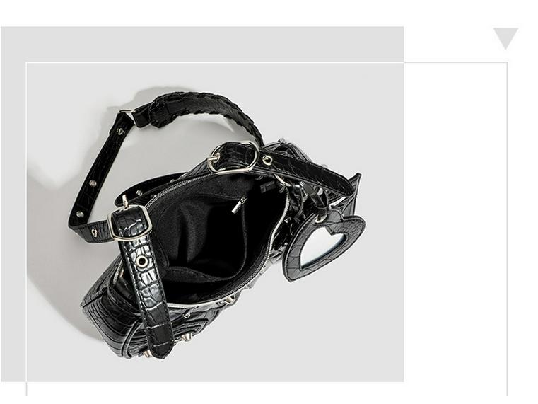 2024 Трендовая высококачественная сумка-подмышка с заклепками: Универсальные модели: для ношения в руке, на плече и через плечо