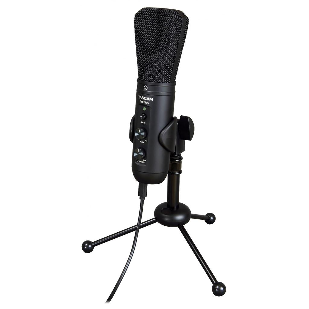 Конденсаторный микрофон TASCAM USB черный TM-250U