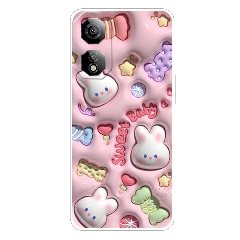 Чехол для ZTE Nubia Neo 2 5G 6.72" Модный Мягкий Силиконовый Задний Чехол для Телефона Nubia Neo2 5G Z2352N Чехол etui Fundas Милый