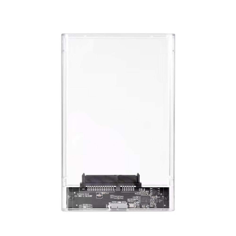 Внешний USB HDD чехол 5 Гбит/с 2,5-дюймовый прозрачный чехол для жесткого диска Корпус жесткого диска SATA HDD SSD чехол для хранения ноутбука ПК