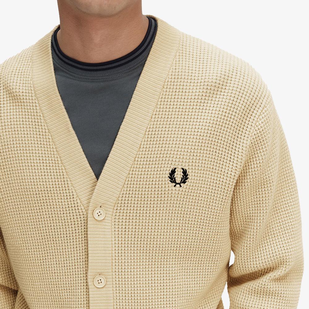 Fred Perry [Стильный] Кардиган с вафельным узором (691) Afpm2336508-691