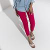 Klapki damskie Birkenstock Madrid Birko-Flor Silver srebrne narrow wąskie (0040413)