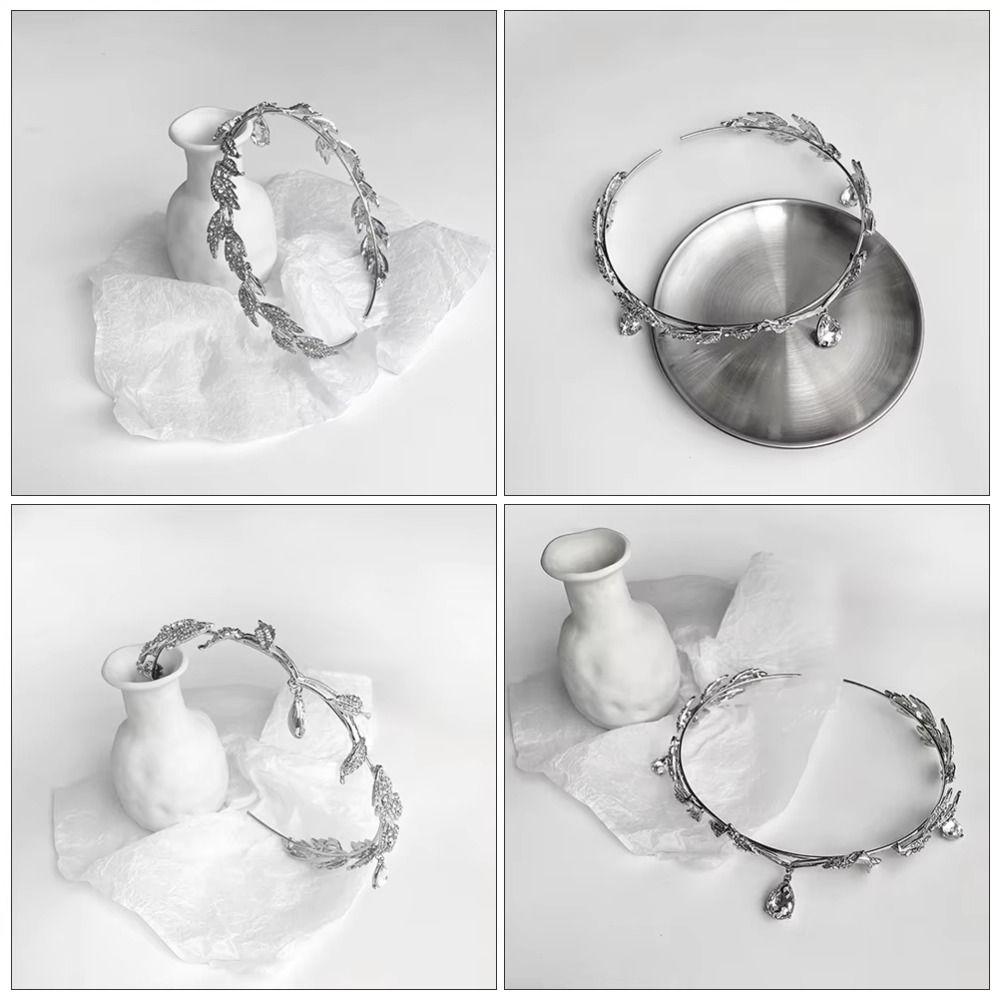 Листья Форма Брови Капля Повязка на Голову Стразы Свадебная Тиара Фея Цепочка на Лоб Подвеска