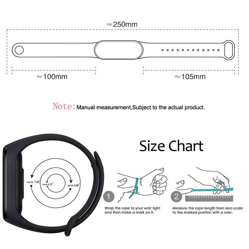 Браслет для Mi Band 6 5 4 3 спортивный ремешок для часов силиконовый ремешок аксессуары для браслета