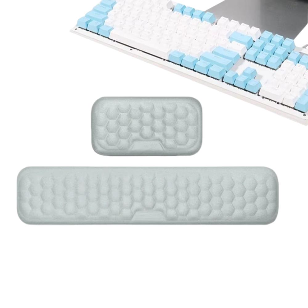 2Pcs/Set Slow Rebound Ergonomic Mouse Pad Wrist Rest Wristband Mouse Mat Desktop Accessories