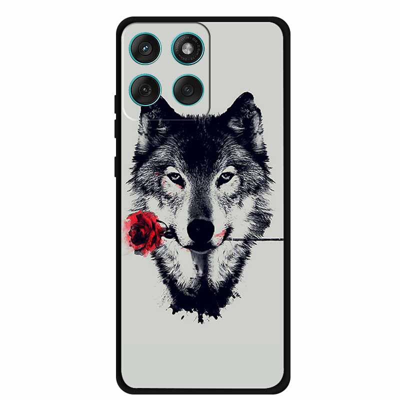 For Motorola Edge 60 Fusion Case XT2503-4 Wolf Lion Soft TPU Silicone Phone Cover for Motorola Edge 60 Fusion Case Fundas Coque