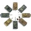 1/72 4D Сборная Модель Танка Набор T72-M1 JSU-152 M1 Panther II Серия Боевых Машин Игрушка Вторая Мировая Война