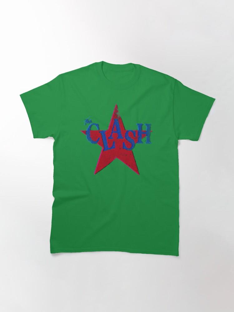 The Clash the clash distressed offset star graphic Classic T-Shirt