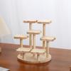 Многофункциональная многоярусная деревянная полка для хранения, экономящая место, декоративная настольная подставка для дисплея, нетоксичная стойка для хранения дома