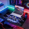 Custom Name Personalized Football Club Internazionale Pattern Mousepad, Laptop PC Desk Mat, Decorative Desk Mat for Home Keyboard Pad Gift