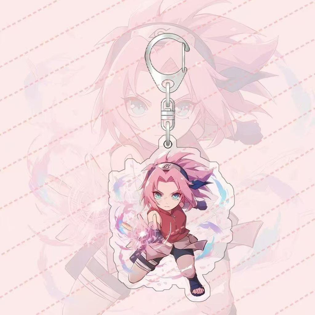 Аксессуары для акриловых брелоков Аниме Наруто Брелок для ключей с рисунком из мультфильма Узумаки Наруто