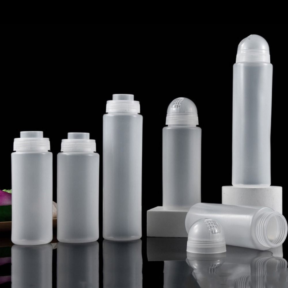 Detachable Plastic Seasoning Bottle Transparent BBQ Powder Jar Spice Bottle  For Barbecue