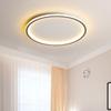 220V Modern LED Ceiling Light 20/30/40CM Dimmable Round Lamp For Nordic Home Bedroom Living Room Black White Fixture Lighting