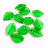 Handmade Acrylic Green Leaf Beads for DIY Jewelry and Decoration