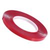 10m Nail Art Adhesive Double Sided Tape Red Film Clear Tape for Nail Display Lens Manicure Tool