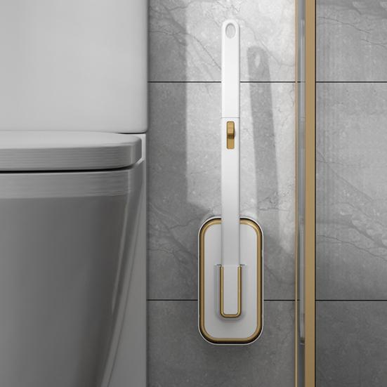 Одноразовый ершик для унитаза, чистящее средство с держателем и 6 сменными насадками для стены