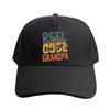 Vintage REEL COOL GRANDPA Fishing Woman Man Baseball Cap Adult Adjustable with Curved Brim Hiking Fishing Hat duckbill cap