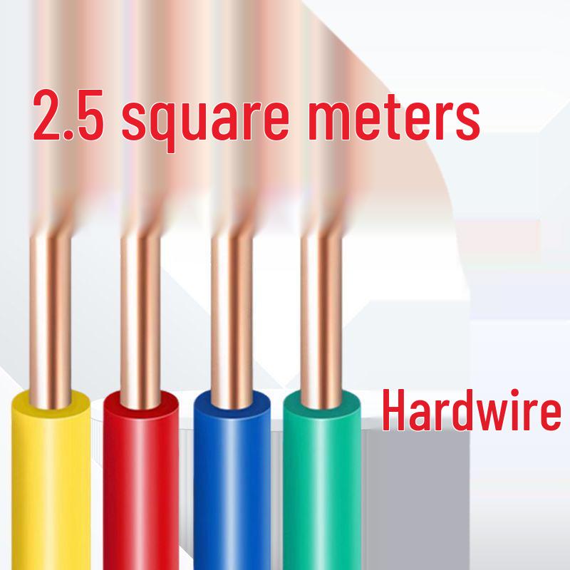 Flame Retardant Copper Core BVBVR 2.5/4/6 Square Cable for Home Decor, 3C Certified