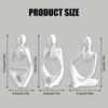 DIY Абстрактная статуя мыслителя из смолы 3D скандинавское искусство Абстрактное человеческое тело Гипсовая смоляная форма Ручная работа Орнамент Домашний декор