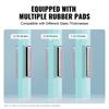 Glass Clamp 4 PCS Square Railing Bracket for 0.31 "-0.47 " Glass Silver