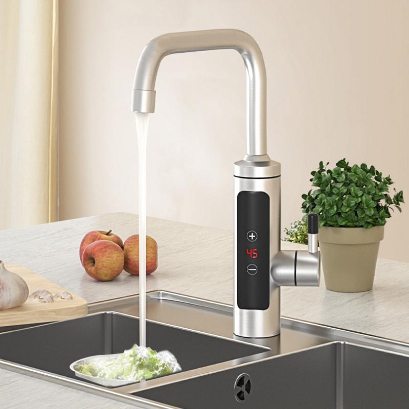 3000 Вт Бытовой Мгновенный Нагрев для Ванной Комнаты, Переменная Частота, Постоянная Температура, Водонагреватель из Нержавеющей Стали, Электрический Кран