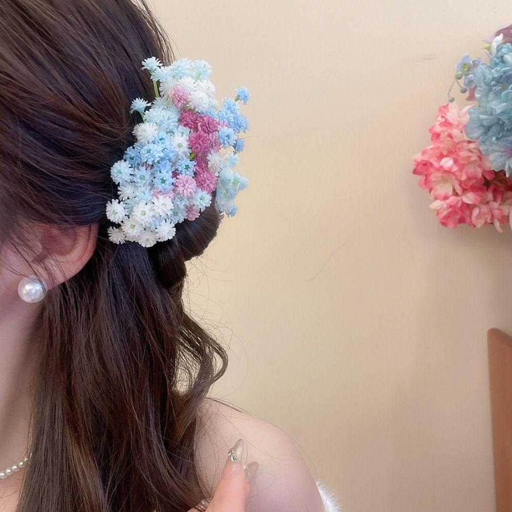 Богемная Звездное Небо Цветок Заколка для Волос Фея Невеста Аксессуары для Волос Винтажная Тайская Шпилька Повседневная