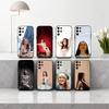 Мощная актриса Э-Эмма С-Стоун Чехол для телефона Samsung S25, S24, S21, S22, S23, S30, Ultra, S20, Plus, Другие Мягкая черная крышка