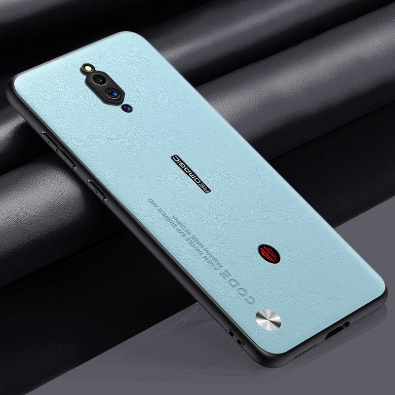 Роскошный чехол из искусственной кожи для Nubia Red Magic 5G 5S, матовая задняя крышка, силиконовый чехол с полной защитой для телефона RedMagic 5G 5S Coque