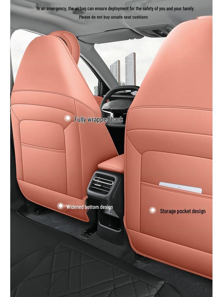 Changan Yida 1.5T Full Surround Leather Seat Cover: All-Season Car Cushion for 23/24 Models
