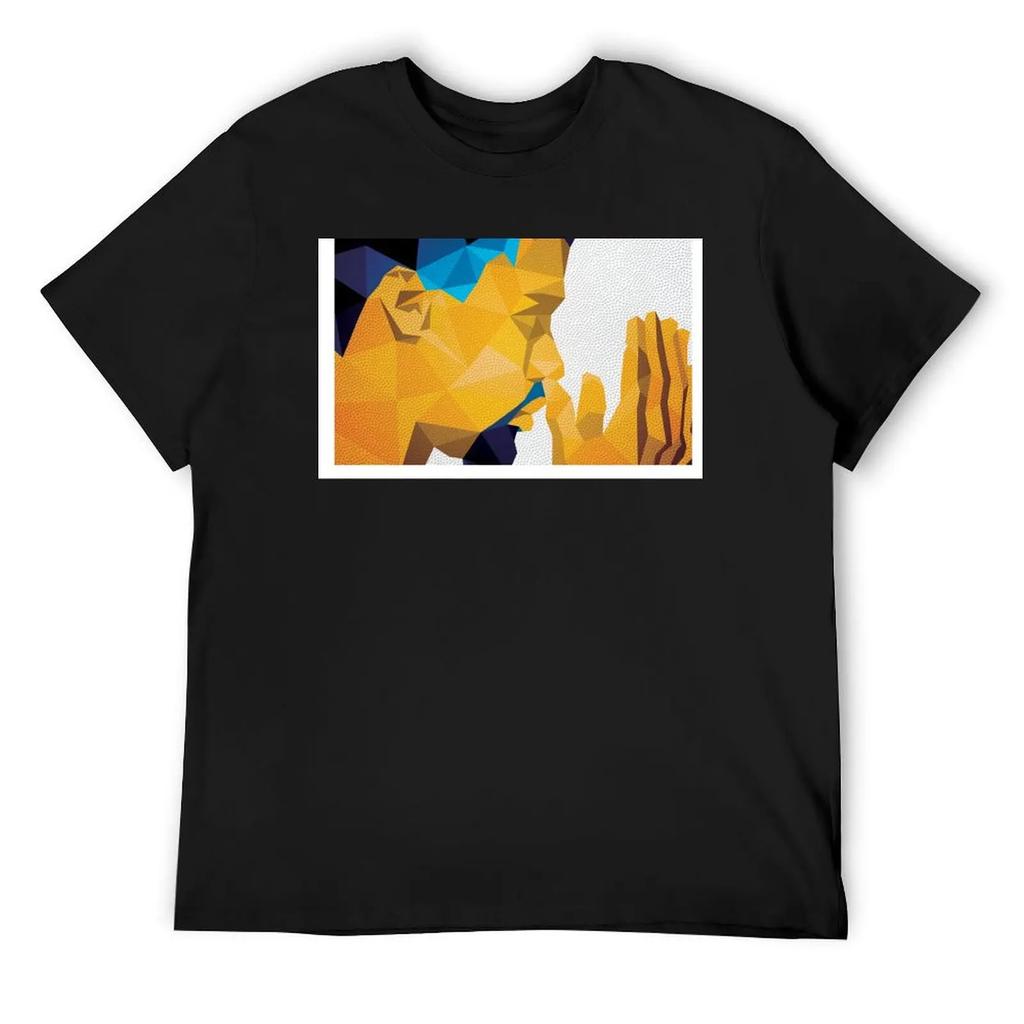 Футболка Mahmoud Abdul-Rauf с винтажной графикой, мужские тренировочные рубашки