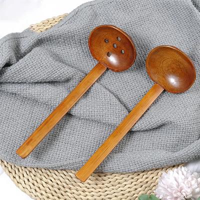 1 шт. деревянная ложка кухонная ложка суповая ложка японская деревянная сервировочная ложка большая ложка рамен суповая лапша хмель сито посуда