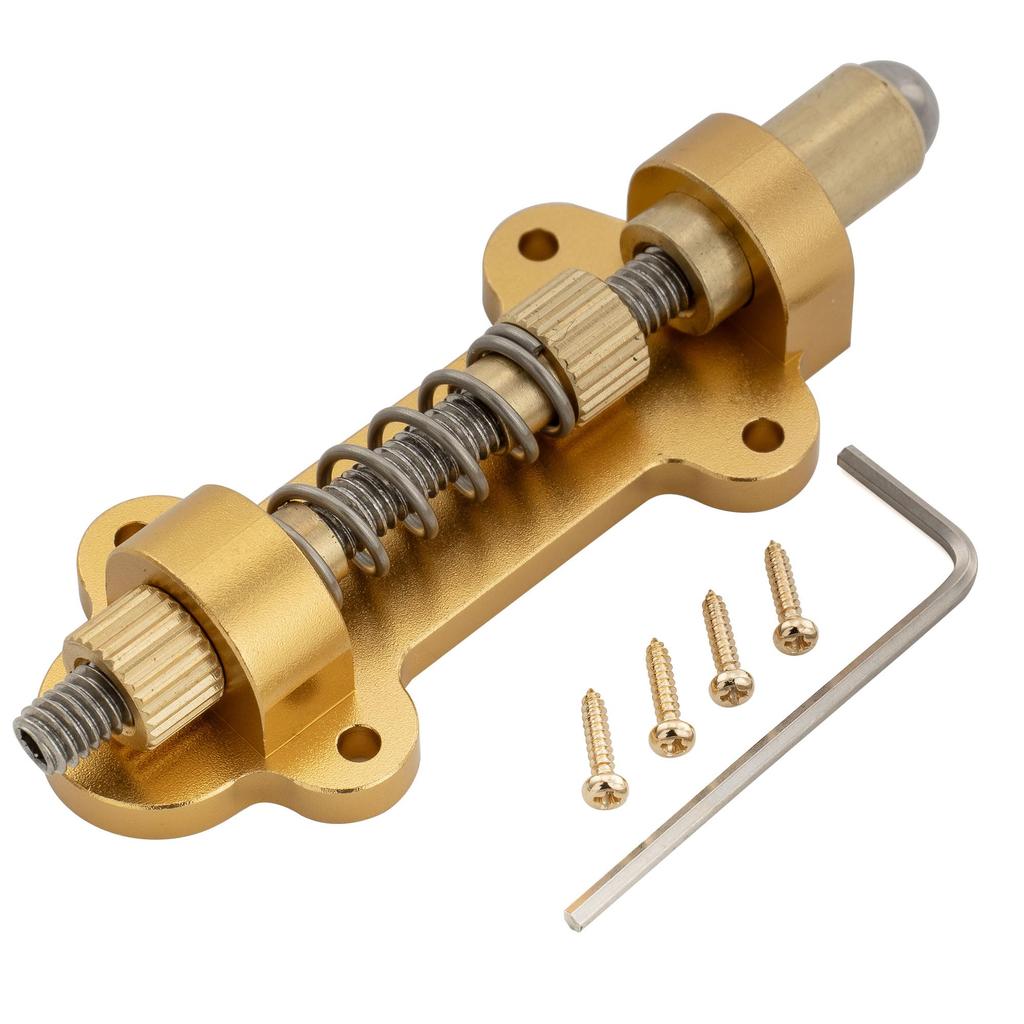 Musiclily Ultra Colorful Tremolo Stopper and Stabilizer for Electric Guitars, Gold