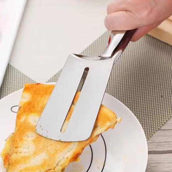 Лопатка-щипцы для барбекю из нержавеющей стали с нескользящей ручкой, жаростойкий гриль-переворачиватель для бургеров, рыбы, блинов, многофункциональный кухонный инструмент