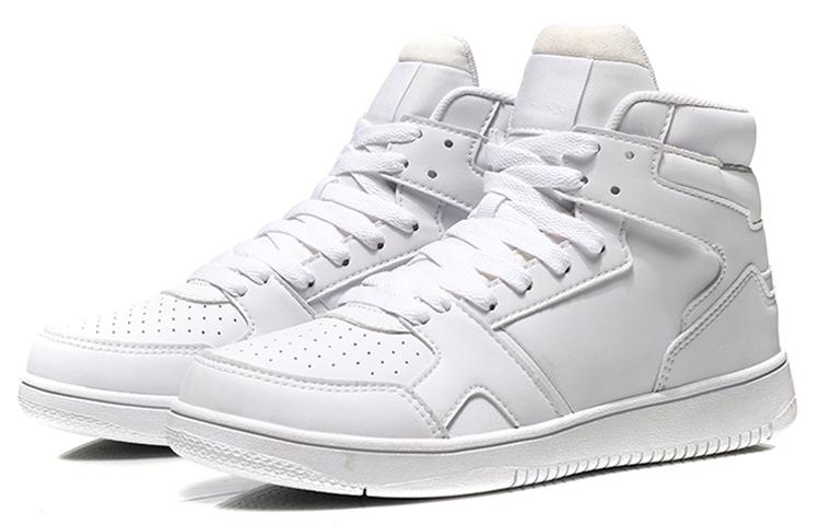 Li Ning Нескользящие Износостойкие Высокие Кеды для Скейтборда Женские Белые AGCN358-2