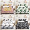 3D Leaf Pattern Bedding Set Plant Themed Duvet Cover Pillowcase Ultra-fine Fiber Material Single Bed/double Bed Large Bed/super Large Bed Size