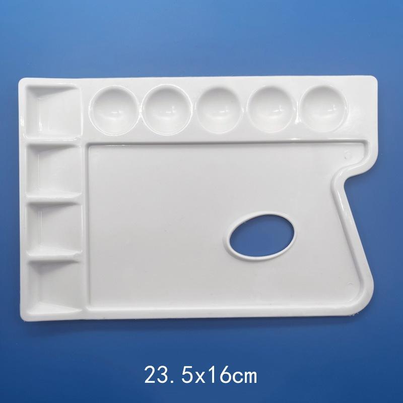 1 шт. Палитра для рисования Многоразовая Легко моется Пластиковый поддон для красок Художественные принадлежности Необходимое для любителей рисования Офис Школа ZYF