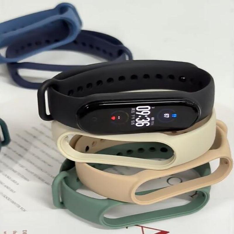 Подходит для Xiaomi Band 5 Силиконовый ремешок NFC Умный браслет Спортивный Мягкий Безопасный для кожи Износостойкий Водонепроницаемый Дышащий