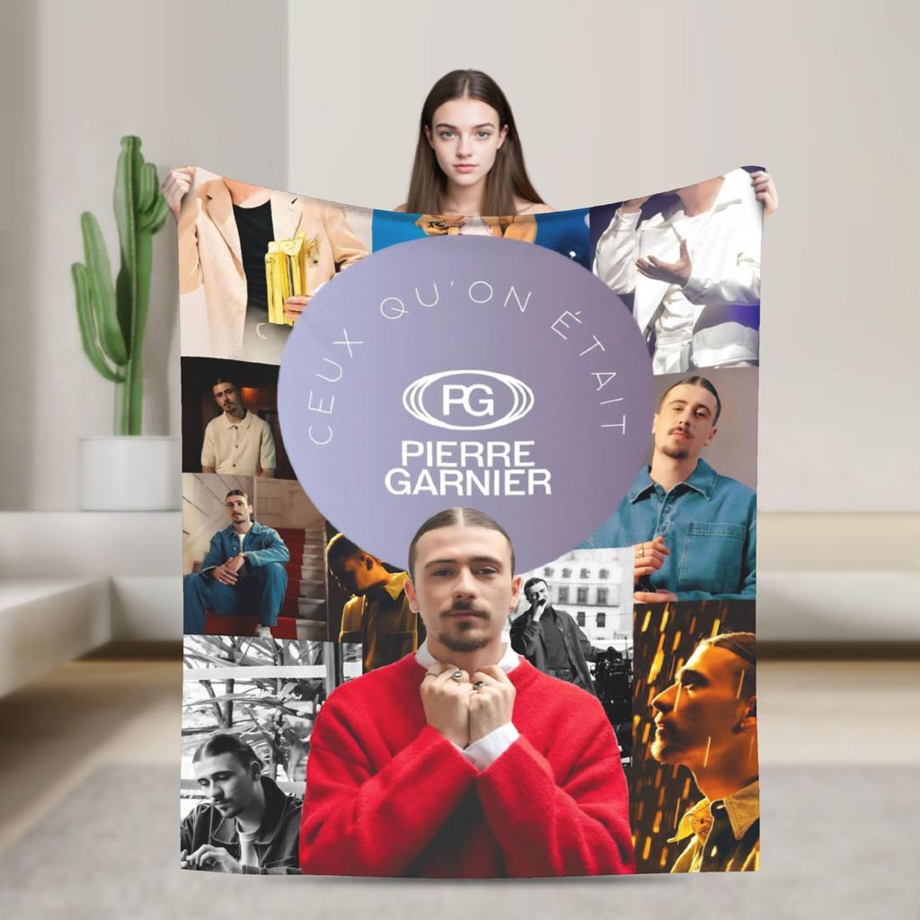 PIERRE GARNIER EVERY SECOND  Blanket  Camping Flannel Throw Blanket For Home Decor Soft Customized Quality Bedspread