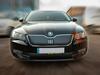 Зимняя накладка на решетку (верхняя) Глянцевая для Skoda Superb 2015-2024 гг