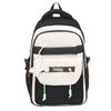 Студенческий школьный рюкзак контрастного цвета, сумка для компьютера, легкий дорожный кампусный рюкзак