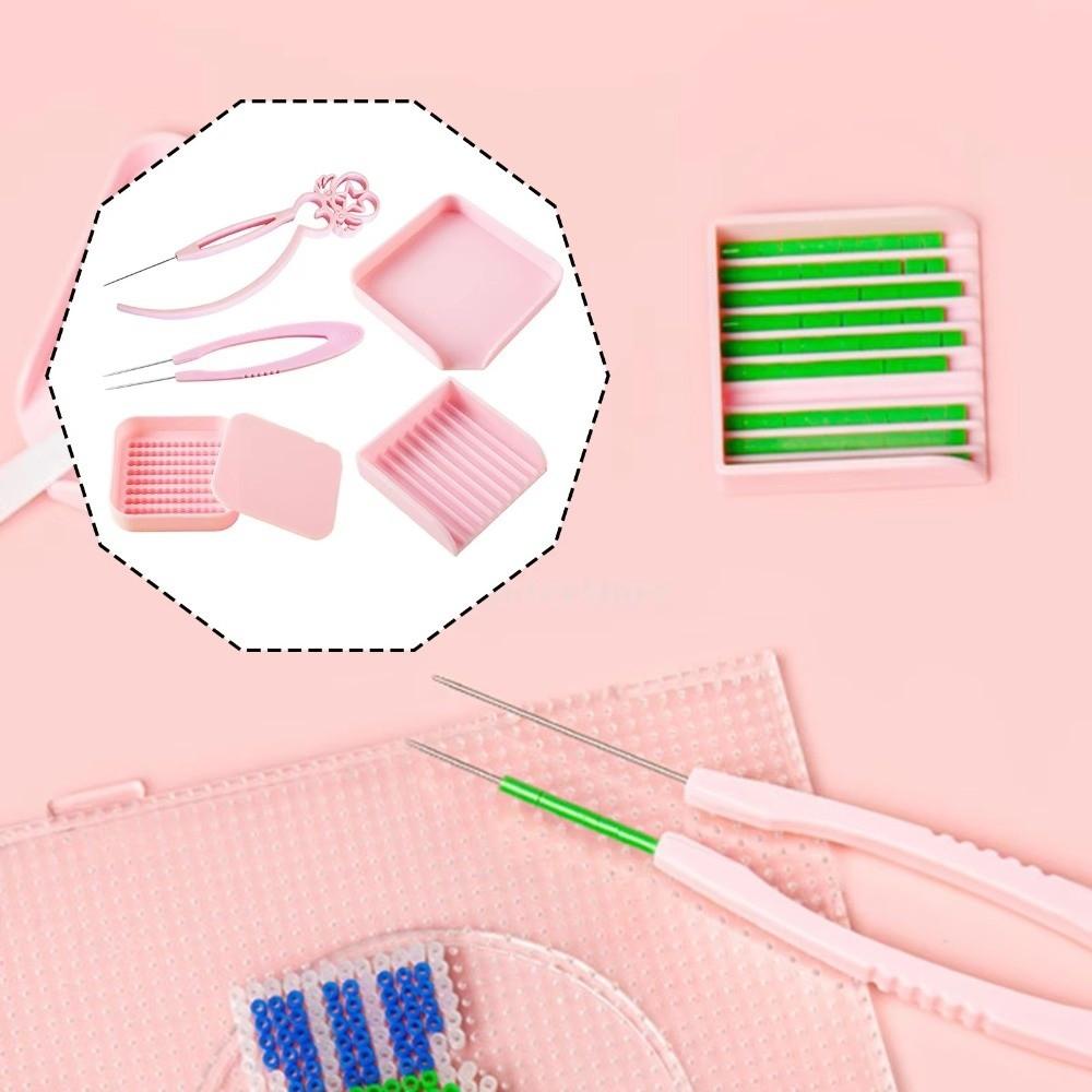 3/4/5Pcs/Set DIY Handmade Fuse Bead Single Needle Tweezer Perler Bead Tool  Handmade Beads Toy