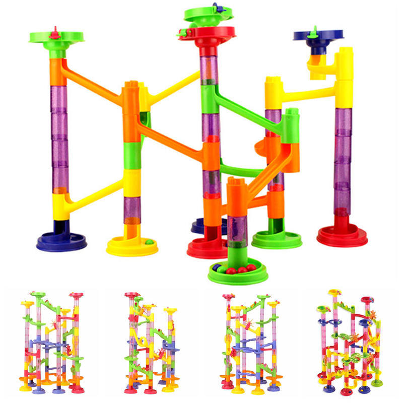 Marble Run Race Children Kid Boys Building Construction Blocks Creative Game