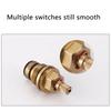 Brass Slow Opening Spool Faucet Cartridge Valves Core Replacement Faucet Hot And Cold Water Spool Faucet Repair Parts