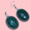 Onyx Green Pendant Set Earrings Jewelry Gemstone Handmade Ethnic
