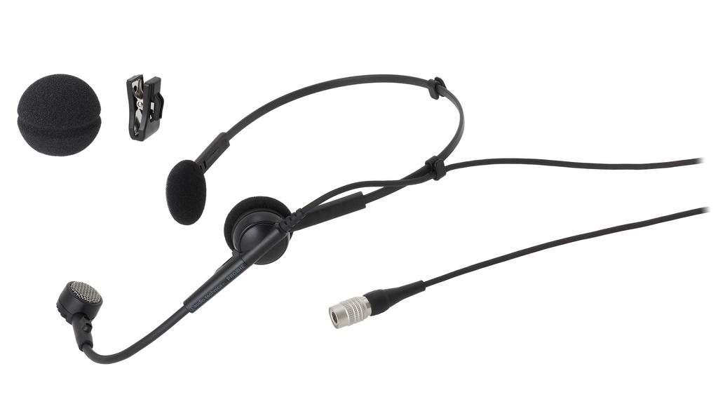 Audio-Technica Headworn Mic Black PRO8HEWP