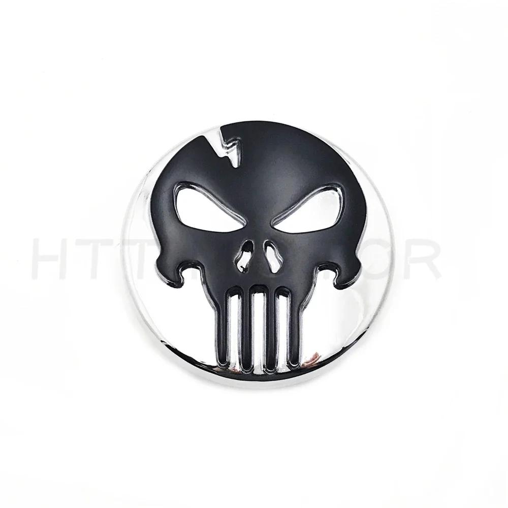 Motorcycle Skull Fuel Gas Tank Cap Cover For Harley Davidson 1992-Up Sportster/1994-Up Road King